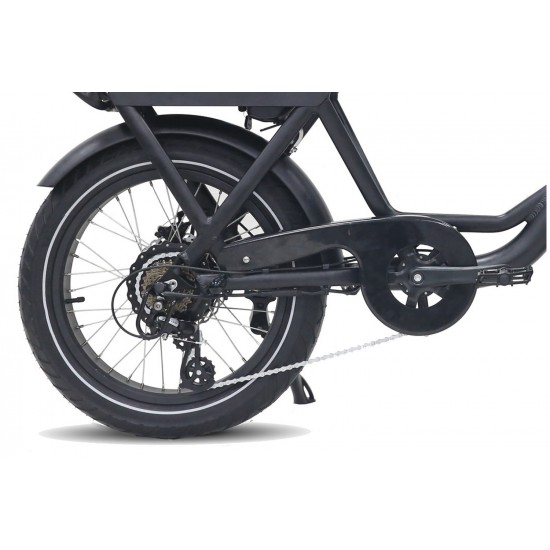 De Troy Diablo elektrische fiets (Fatbike) 7V Mat Zwart