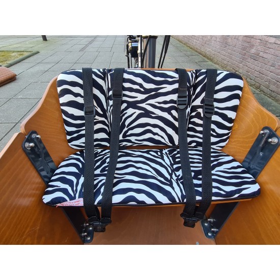 Babboe City kussen model Zebra