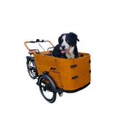 Cangoo Buckle-Dog Bakfiets met middenmotor huif en kussens