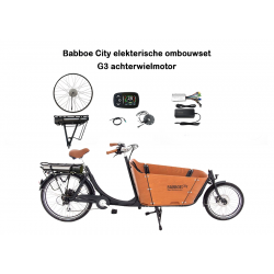 Babboe City bakfiets elekterisch ombouwset G3 Achterwielmotor