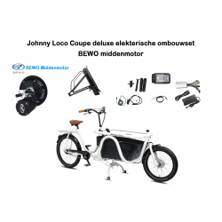 Johnny Loco Coupe deluxe bakfiets elekterisch ombouwset Bewo middenmotor