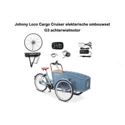 Johnny Loco Cargo Cruiser bakfiets elekterisch ombouwset G3 Achterwielmotor