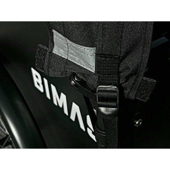 Bimas bakfiets luxe regentent kleur zwart (zonder tentstokken) 
